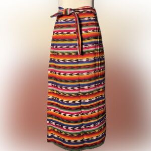 Big Jaguar Guatemalan Women's Skirt - 100% Cotton 🌈✨